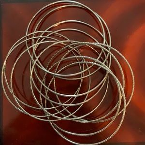 Silver Bangle Bracelet